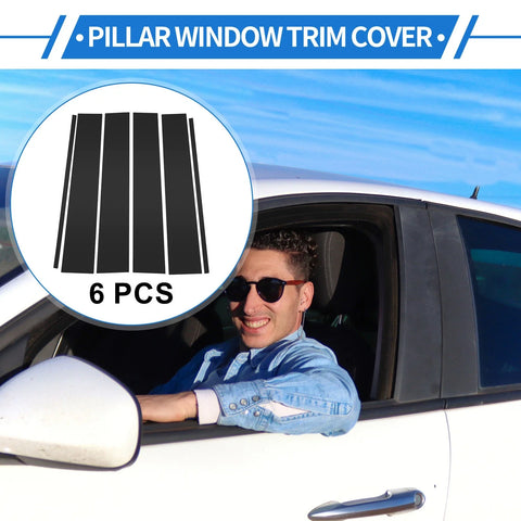 Chevrolet Suburban 6 Pcs Door Pillar Window Trim (2015-2020)
