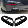 BMW 5 Series G30 G31 Black Exhaust Muffler Tailpipe Cover Trim (2018-2022)