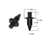 Fender & Kawasaki 10x 6mm push rivet plastic fairing