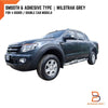 Ford Ranger T6 PX1 XLT XL XLS Wildtrak 18G Silver Fender Flares (12-15)