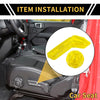 Jeep Gladiator JT (2018-2024) Yellow Seat Adjustment Button Cover Trim