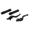 BMW R1200GS R1250GS Black Extendable Brake Clutch Lever Grip Set (2013-2023)