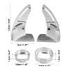 Dodge Charger Silver Tone Inner Paddle Shifter Set
