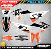 KTM SXF 250 450 Custom Decal Kit SPRINT Stickers (2019-2020)