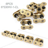 Motorcycle Dirt Pit Bike 6PCS Master Chain Connector Link w/ O-rings
