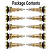 TR618A 10pcs / Tractor / Air Tubeless Tire Valve Stems Wheel Rim