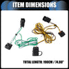 Dodge Ram 1500 4-Pin Trailer Wiring Harness Kit (1995-2001)