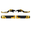 Yamaha MT-15 XSR155 XTZ125 Gold Brake Clutch Levers & Handlebar Grips Set