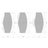 Toyota 4Runner Hilux Surf Front Disc Brake Pads Set 4X4 (1995–2002)