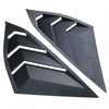 Honda Accord 2 x Matte Black Side Vent Window Quarter Louvers (2018-2021)