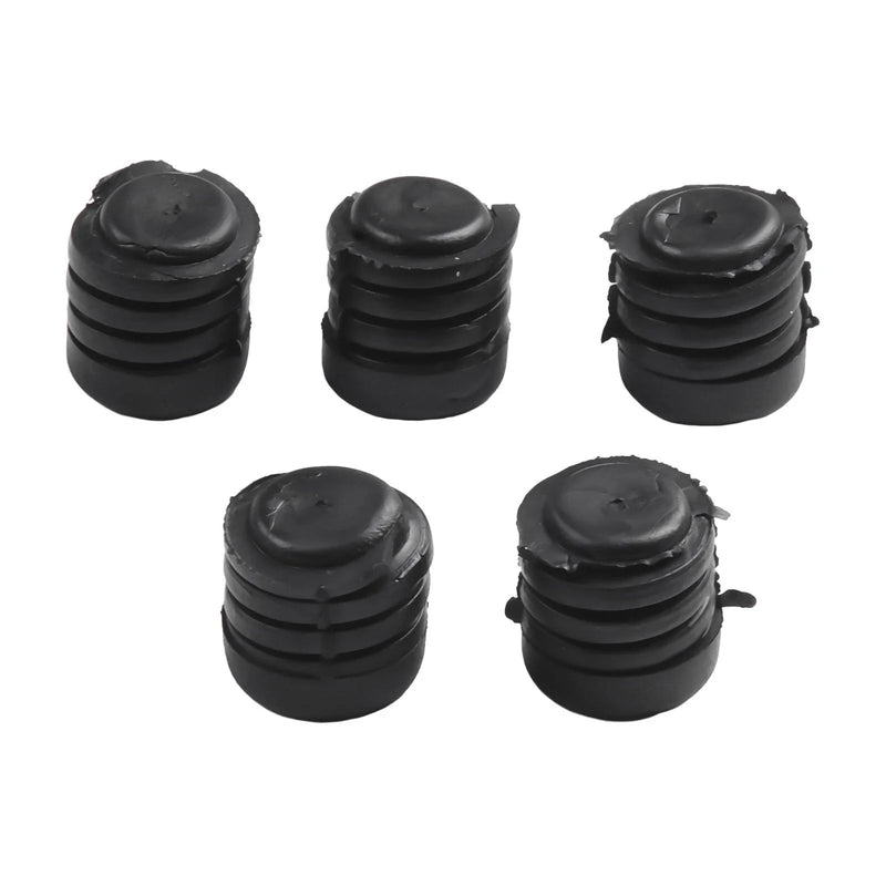 Nissan 5x Black Rubber Car Bonnet Buffer Hood Washer Bumper