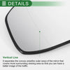 Ford Focus Left Side White Mirror Glass Aspherical Non-Heated (2000-2018)
