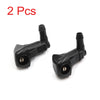 Honda Black Plastic Windshield Wiper Water Spray Nozzles
