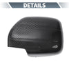 Lexus LX470 Rearview Mirror Cap Overlay 2 x Black Carbon Fiber (1998-2007)