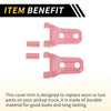 Jeep Wrangler JL JLU (2018-2024) - Pink 1 Set Hood Hinge Cover Trim
