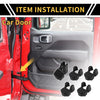 Jeep Wrangler JL JLU (2018-2024) Black Door Limiting Cover Trim
