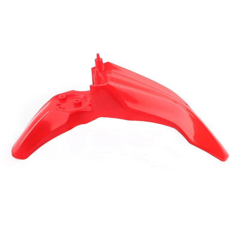 Honda CRF110F Red Motorcycle Plastic Front Fender (2013-2014)