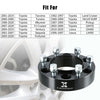 Toyota Lexus 4 x 6x5.5" 1.5" Wheel Spacer Adapter Black