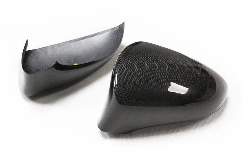 Lexus IS200t IS250 IS350 2 x Honeycomb Carbon Black Side Mirror Covers (13-19)