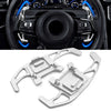 VW Golf R GTD GTE MK7 Silver Steering Wheel Shift Paddles (2013-2018)