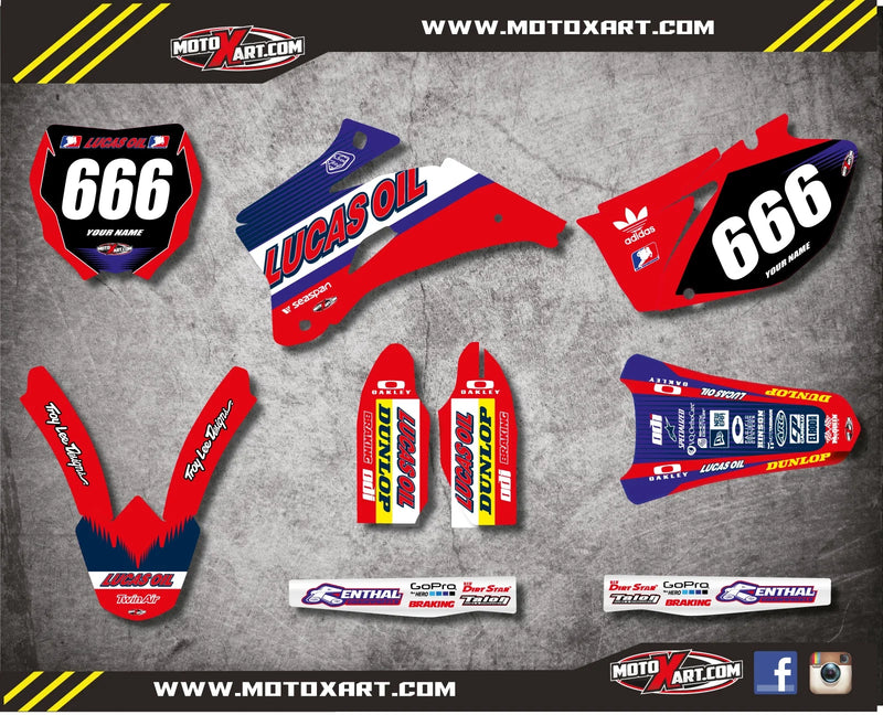 Yamaha YZF 250 (2009) - ACTIVE STYLE Decals & Stickers Custom Graphic Kit