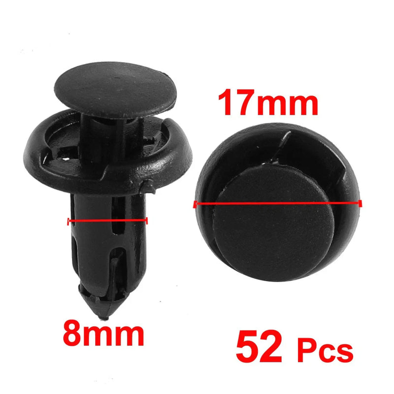Toyota 52 Pcs Plastic Rivets Fastener Car Bumper Clips
