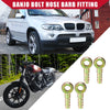 Car Motorcycle 4 x Banjo Bolt Hose Barb Fitting 10mm ID 10mm OD Metal