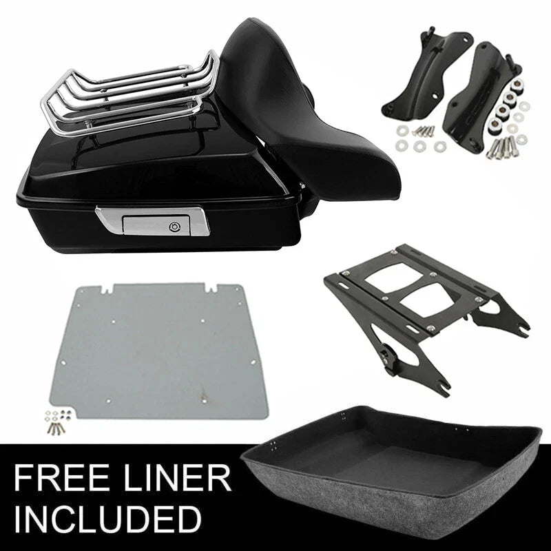 Harley Touring Trunk Pad Rack Mount Docking Plate (2014-2025)