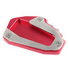 Ducati MTS1100, MTS1200, MTS950 Red Kickstand Foot Plate Pad (2003-2023)