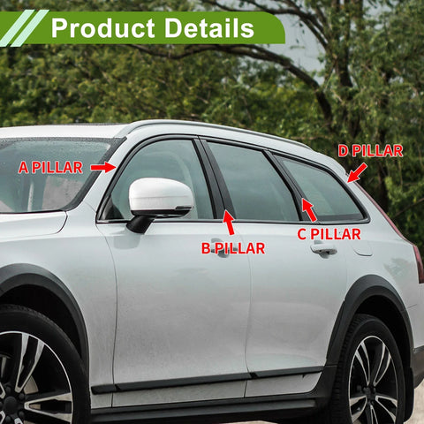 Nissan Altima 6 Pcs Carbon Fiber Pillar Window Trim (2019-2023)