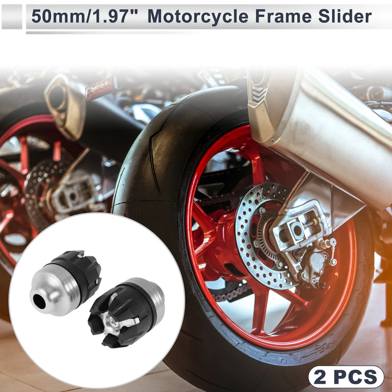 Motorcycle 2 x 14mm Aluminum Alloy Plastic Motorcycle Slider Frame