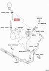 LandCruiser 105 80 Series HZJ HDJ Reservoir to Pump Power