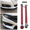 Car Adjustable Red Front Bumper Lip Splitter Strut Rods