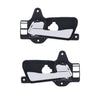 HYUNDAI i30 2 x Rear Left & Right SET Chrome Inner Door Handle (2007–2012)