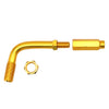 Universal Motorcycle - Gold 90 Degree Throttle Cable Adjuster