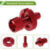 Motorcycle M8 Aluminum Motorcycle Clutch Brake Cable Adjuster Screw 4 x