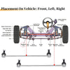 Scion xD, Toyota Yaris Front Stabiliser Sway Bar Links (2008-2014)