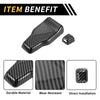 Jeep Carbon Fiber Pattern Rear Window Hinge & Nozzle Decals (Fits All Years)
