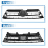 Toyota Highlander (2017-2019) Black Front Upper Hood Bumper Grille