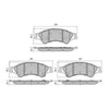 Ford Ranger PX Front Heavy Duty Brake Pads & Shim Hardware (2011–2015)