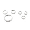 Ford Bronco Silver AC Stereo Tune Knob Headlight Switch Covers (2021-2022)