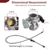 Polaris Sportsman XP 550 Throttle Body Assembly With Cable (2009–2010)