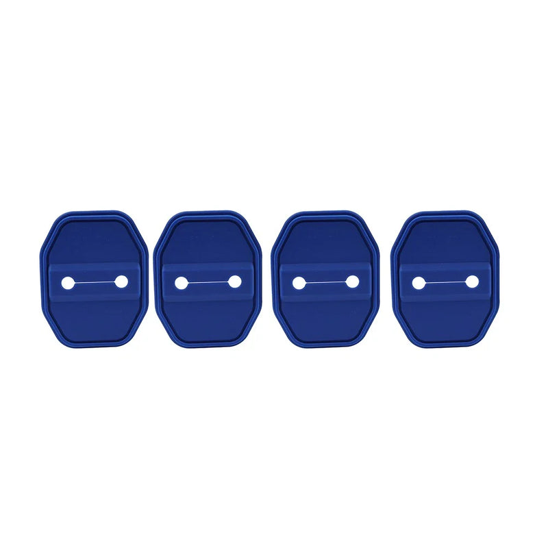 BMW F40 F45 G20, Benz C-Class, Maserati 4 x Blue Car Door Lock Protective Covers