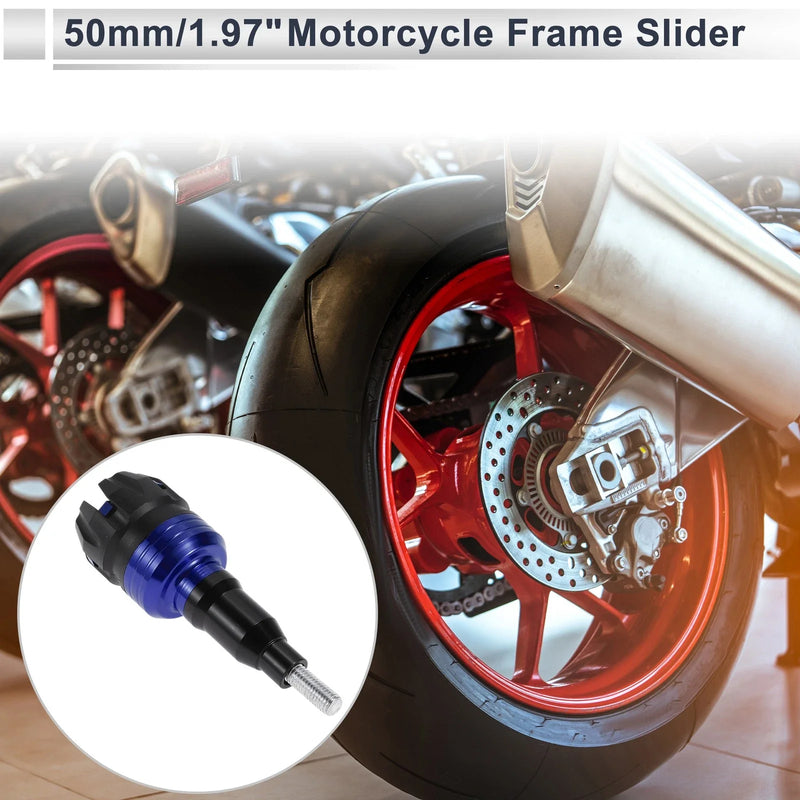 Make Model 12mm Aluminum Alloy Plastic Slider Frame Bolt Blue