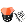 Supermoto Dirt Bike - Orange Universal Headlight Fairing