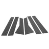 Honda CR-V (2012-2016) Black Carbon Fiber 6 x Car Pillar Window Trim Covers