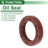 Oil Seal 26x38x7mm 5 Pcs Rotary Shaft Seal FKM Rubber Brown