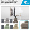 Home Bath Outdoor Swimming Water Park 7PCS Cotton Towel Set