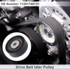 BMW Series 3 (1994-2006) Black 1 x Drive Belt Idler Pulley