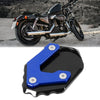BMW R1200GS LC Kickstand Enlarger Plate Pad Blue (2013–2018)